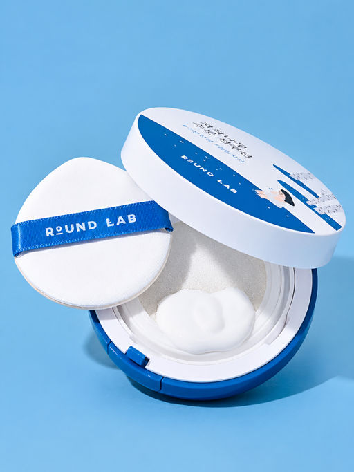 ROUND LAB Солнцезащитный крем-кушон для лица с березовым соком / Birch Juice Moisturizing Sun Cushion SPF50+ PA++++, 15 г