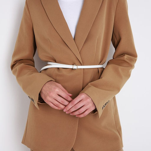 Ремень женский, ширина 1 см, пряжка металл, цвет белый - Simaland фото 4