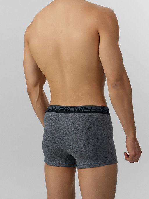 Цена за 2 штуки! Трусы боксеры мужские серые - Mark formelle фото 5