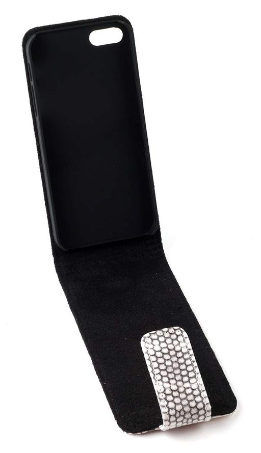 Чехол раскладной для iPhone 5 из кожи морской змеи - Sefaro фото 2