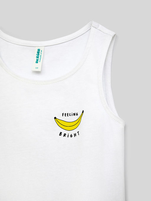 ACOOLA / Майка детская для девочек Shakira белый  фото 5