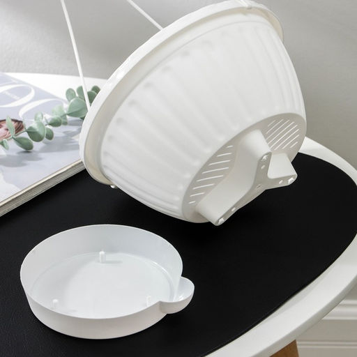 Кашпо уличное для цветов Альтернатива «Мирабель», 2.5 л, подвесное, с прикорневым поливом, пластик, белое