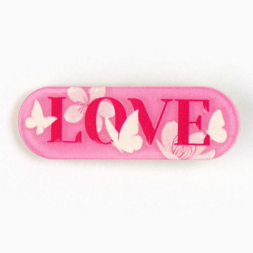Цена за 4 шт. Заколка для волос LOVE, 4.5?1.5 см - Art beauty фото 3
