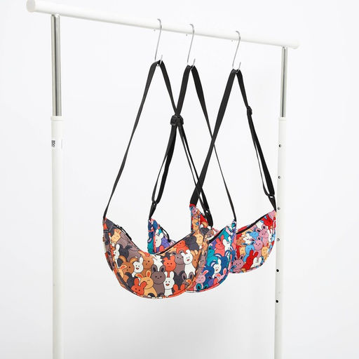 Сумка молодёжная на молнии, цвет разноцветный/зелёный - Simaland фото 7