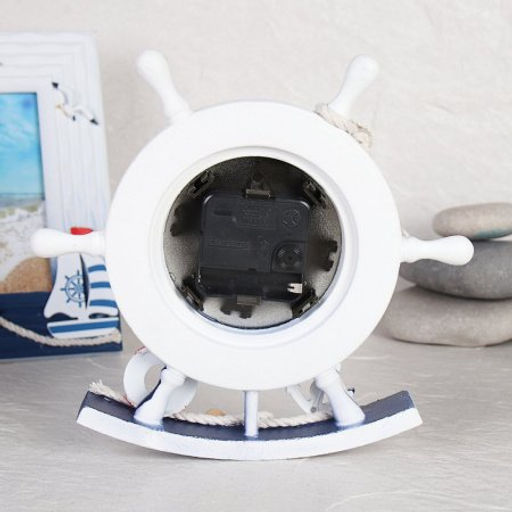 Часы настольные Штурвал 21х23 см / K904AB /уп 48/ - Галеонтрейд фото 5