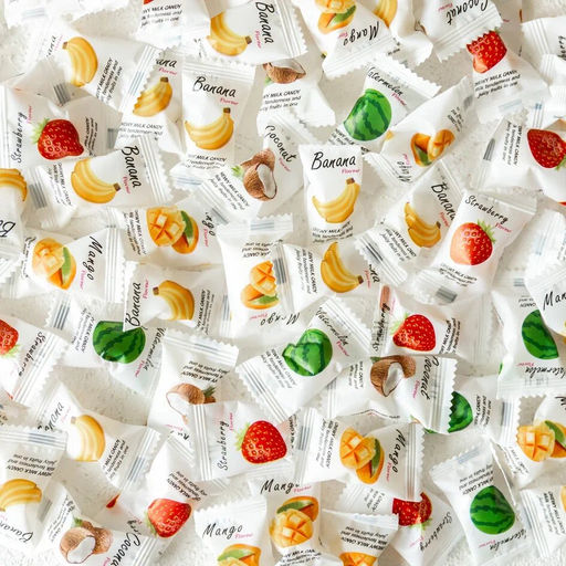 Молочные ириски с желейной начинкой ФРУКТОВЫЙ МИКС FRU TI MI, 320 гр