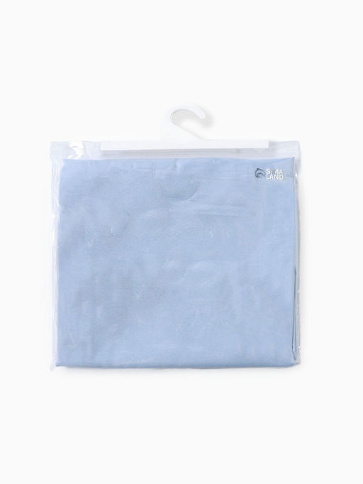 Простыня на резинке LoveLife 160*200*25 см, цв.голубой, жатка, 100% п/э, 100гр/м2  фото 11