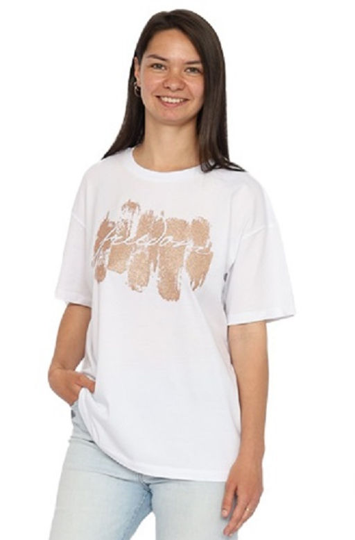 CRB wear/CSMW 60272-20 Футболка женская,белый/Ex.Cherubino