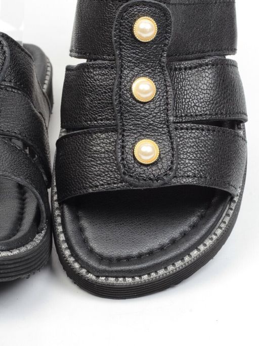 08-K18-A BLACK Сандалии женские (натуральная кожа) - Фабричный китай фото 14