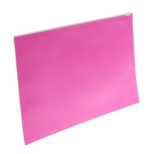 Набор папок-конвертов на ZIP-молнии A4, 180 мкм, Calligrata «Акварель», полупрозрачные, 5 штук, МИКС