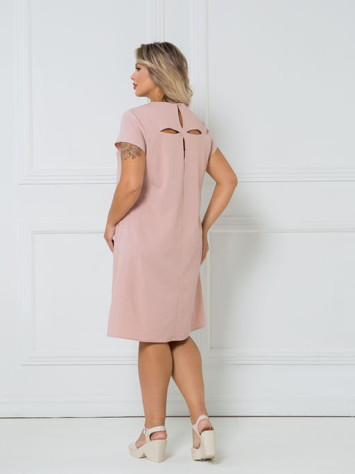 Платье 1453 пудровый