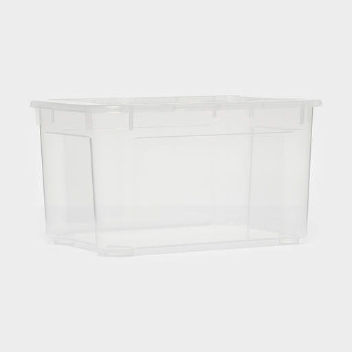 Ящик для хранения «Кристалл XS Plus», 16 л, 38.9×27.5×21.5 см, с крышкой, прозрачный