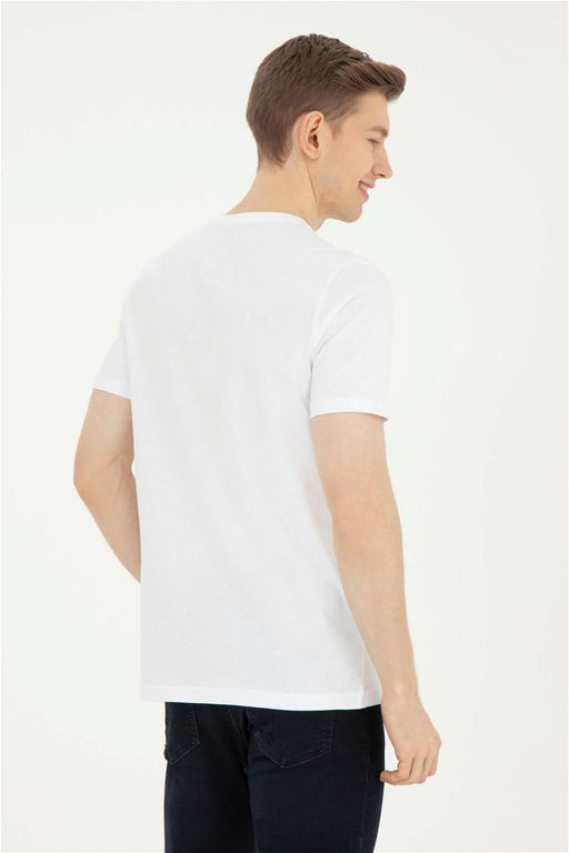 Мужская белая футболка - U.s. polo assn фото 6