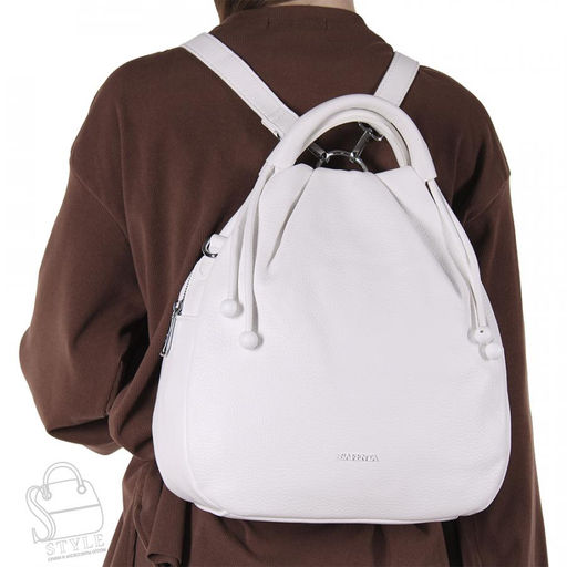 Рюкзак женский 69091-3 white Velina Fabbiano-Safenta/30 в Новосибирске