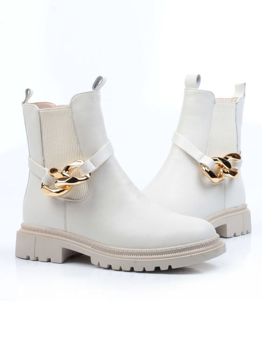 5267-2 WHITE Ботинки демисезонные женские - No name фото 13