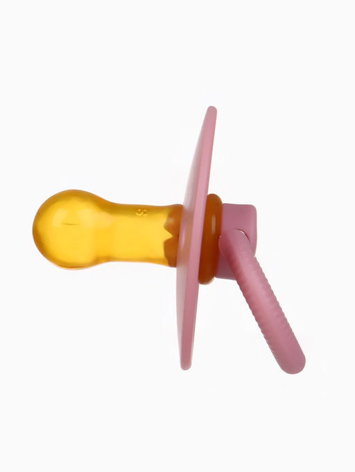 Соска-пустышка, от 0 мес., латекс, классическая, в контейнере, пыльно-розовая, M&B