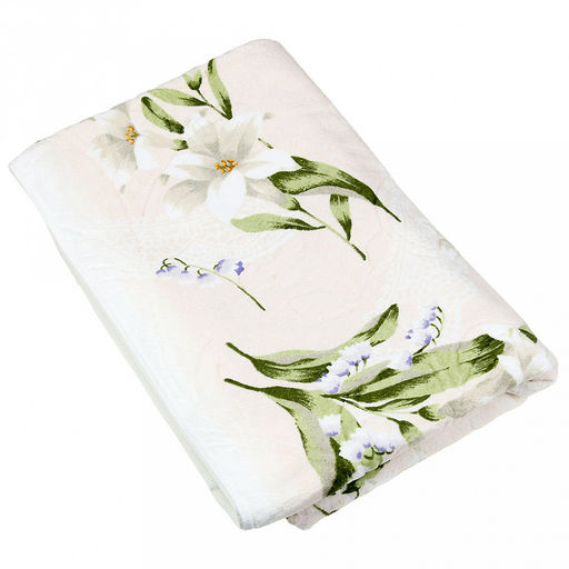 "Япония-2012" Полотенце махровое 100х150см, плотность 300гр/м2, 100% хлопок, Ландыш, бежевый, Bolangde (Китай)