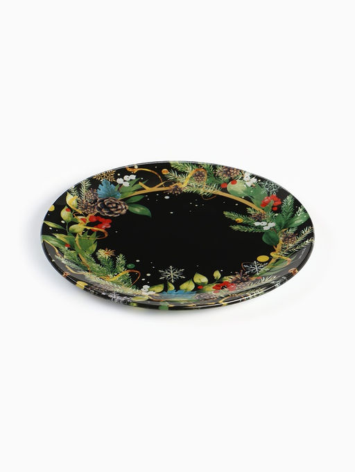 Тарелка плоская новогодняя «Новый год: зимние истории», d=20 см