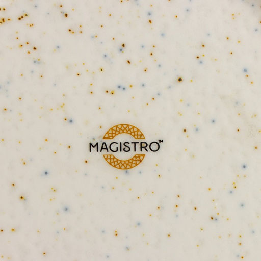Тарелка фарфоровая для пасты Magistro Poursephona, 280 мл, d=29,4 см, цвет бежевый  фото 6