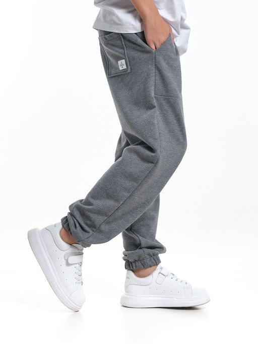 Брюки спортивные удобство и стиль для активных UD 7991 графит меланж - Mini maxi фото 16