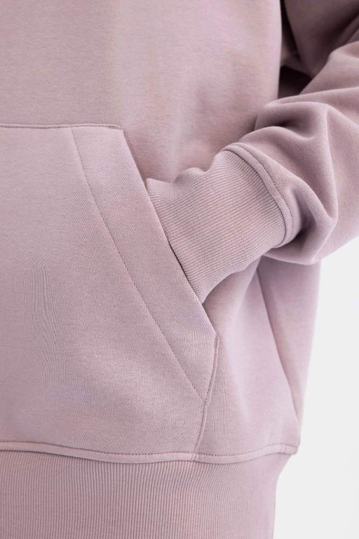 Базовый свитшот Oversize с капюшоном - Defacto фото 9