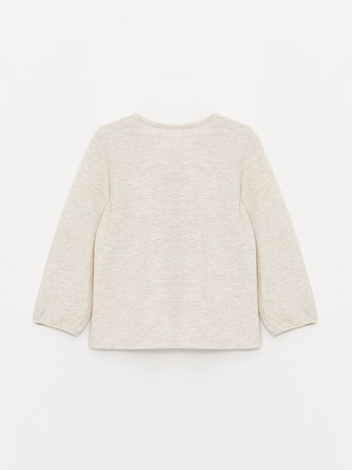 Bisiklet Yaka Uzun Kollu K?z Bebek Ti??rt 2li - Waikiki фото 3