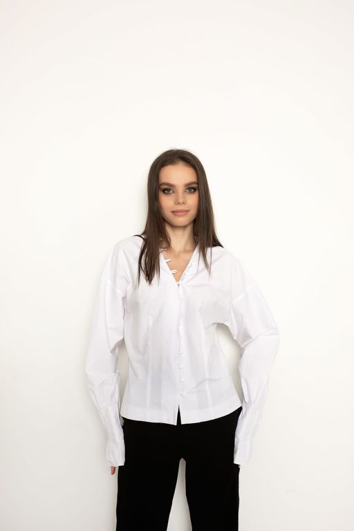 Блуза AURA 2061-164 белый  фото 2