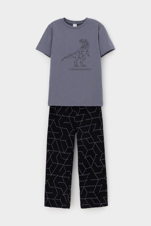 К 1599/мокрый асфальт,геометрия пижама дет