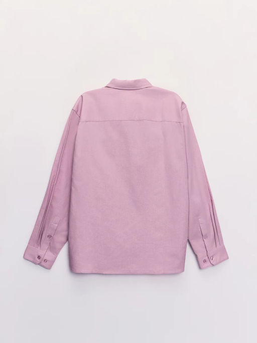 Рубашка с добавлением льна ZR2605043013-97 / Zarina  фото 9