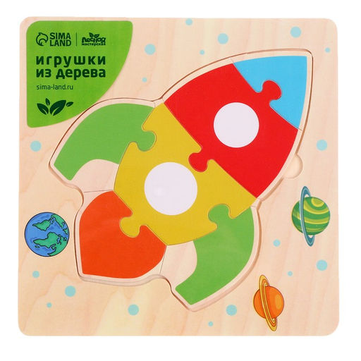 Игрушка развивающая пазл Ракета 0,31515 см - Simaland фото 8