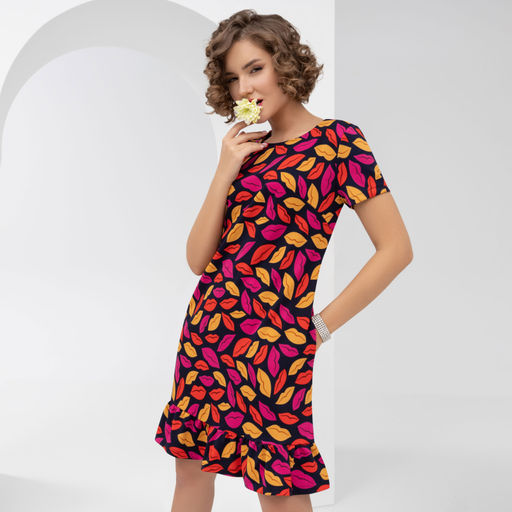 Платье Фантазийный перелив (яркая) - Charutti фото 2