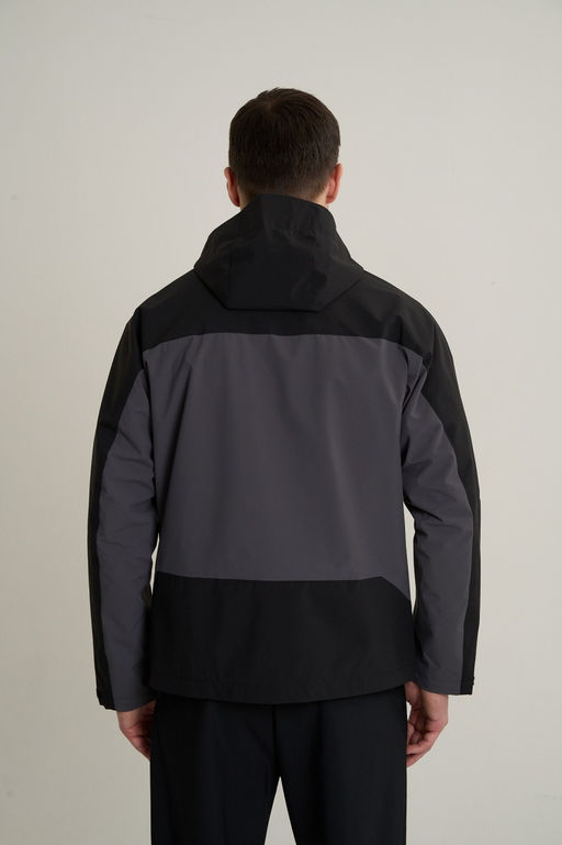 Куртка Черный/Серый TRN ESSENTIAL Woven Jacket - Anta фото 5