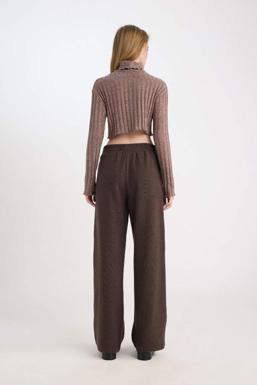 Широкие брюки с широкими карманами и длинными спортивными штанами на шнуровке - Defacto фото 6