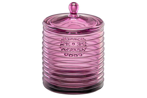 Сахарница 300 мл 8,5*8,5*12 см Медальон розовый, стекло - Elan gallery фото 14