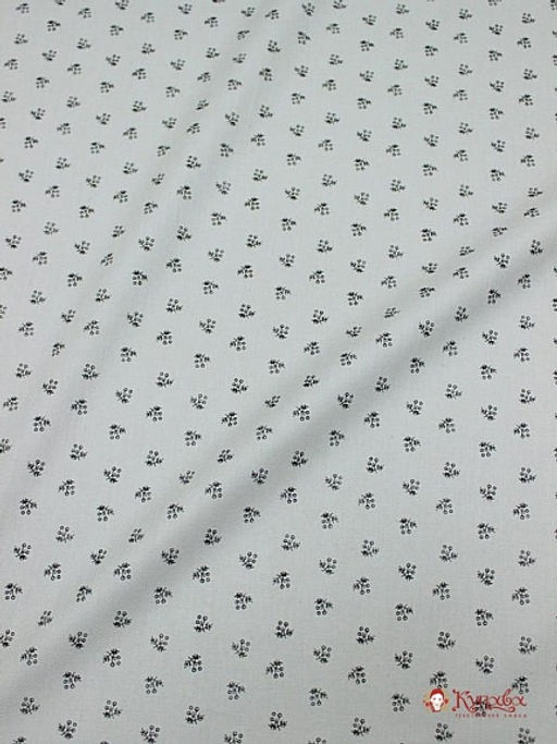 Плательный хлопок Миленацв.серый, ш.1.46м, хлопок-100%, 115гр/м.кв - Купава фото 4