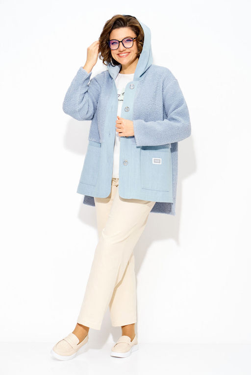 Костюм Liliana 1515/1507 голубой+экрю  фото 2