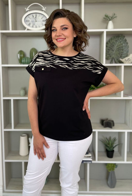 Футболка Rumoda 2135 черный/короткий рукав  фото 5