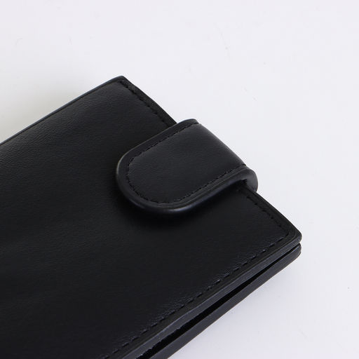 Портмоне мужское на кнопке, чёрное