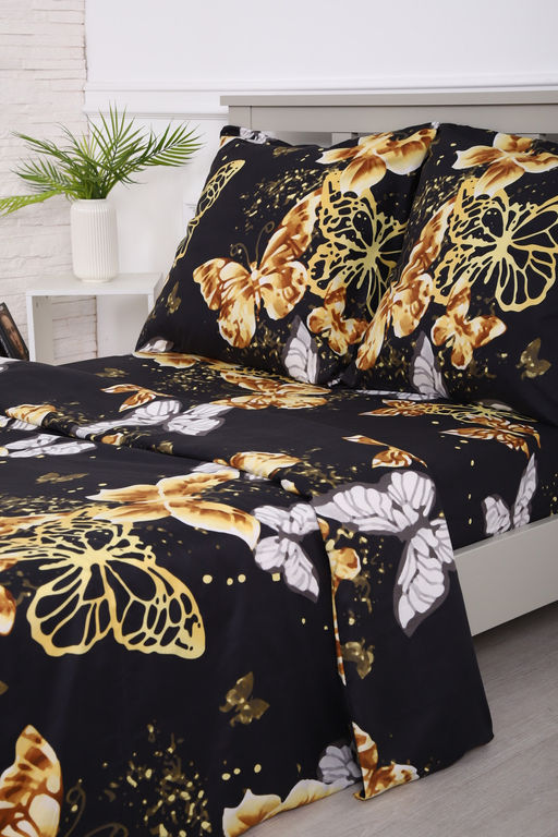 Комплект постельного белья Золотые бабочки