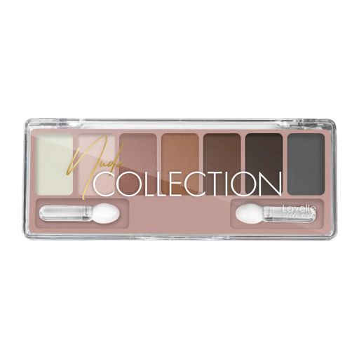 LavelleCollection Тени для век NUDE COLLECTION 7-ми цветные тон 01 классический нюд