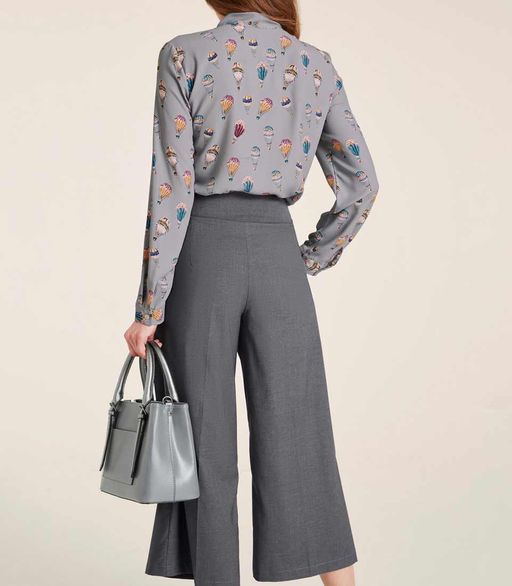 Блузка, серая - Ashley brooke фото 4