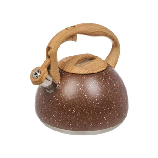 Чайник нержавеющая сталь 2.7 л со свистком матовый нейлон индукция GS-04049H-2 (480201 /DANIKS/