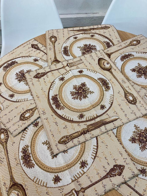 Тарелка - набор декоративных салфеток - Гобеленглавснаб фото 2