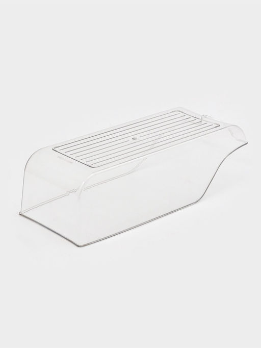 Контейнер для холодильника, 34×14.5×10 см, пластик, прозрачный