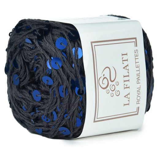 Royal Paillettes пряжа LA FILATI 55%%хлопок 45%пайетки 5х50г/120м