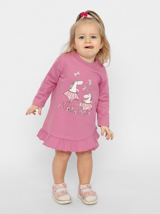 CRB wear/CSNG 63419-46-347 Платье для девочки,циклама/Ex.Cherubino  фото 2