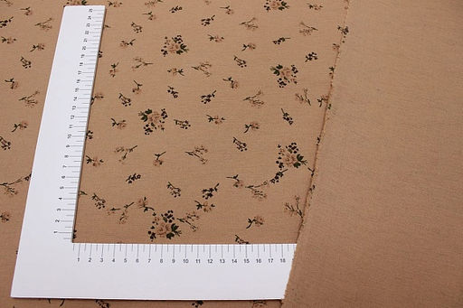 Теплый хлопок Изадора цв.миндальный, ш.1.48м, хлопок-100%, 160гр/м.кв - Купава фото 3