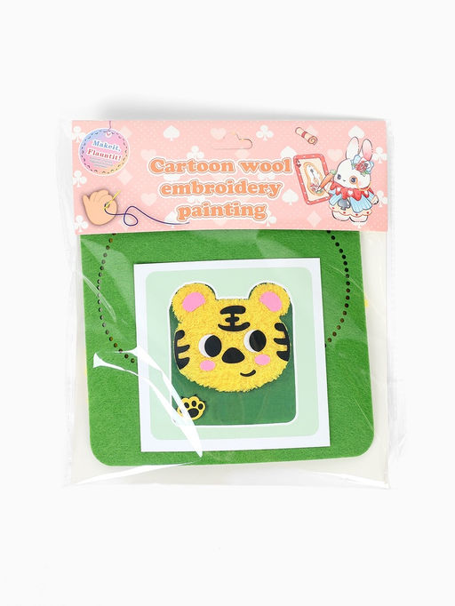 Вышивка по фетру "Тигр"