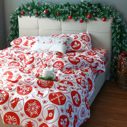 Постельное белье LoveLife 2сп New Year's gifts 175*215см,200*225см,50*70см-2шт  фото 19