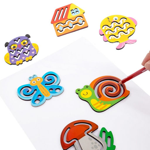 Трафареты деревянные «Far far land Wood,», набор 10 шт.